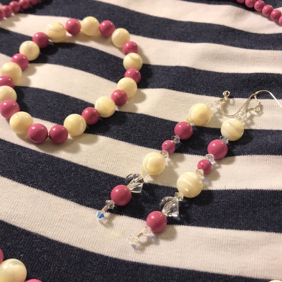 Fuchsia Turquoise, Mother of Pearl Set - Picture 8 of 8